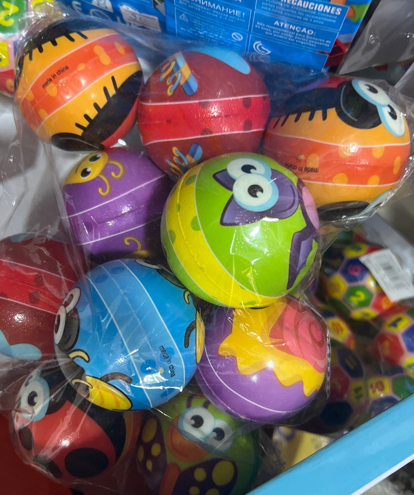 Set of 12 mini ball for kids