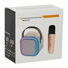 KARAOKE SPEAKER WITH MICROPHONE BLUETOOTH USB LED