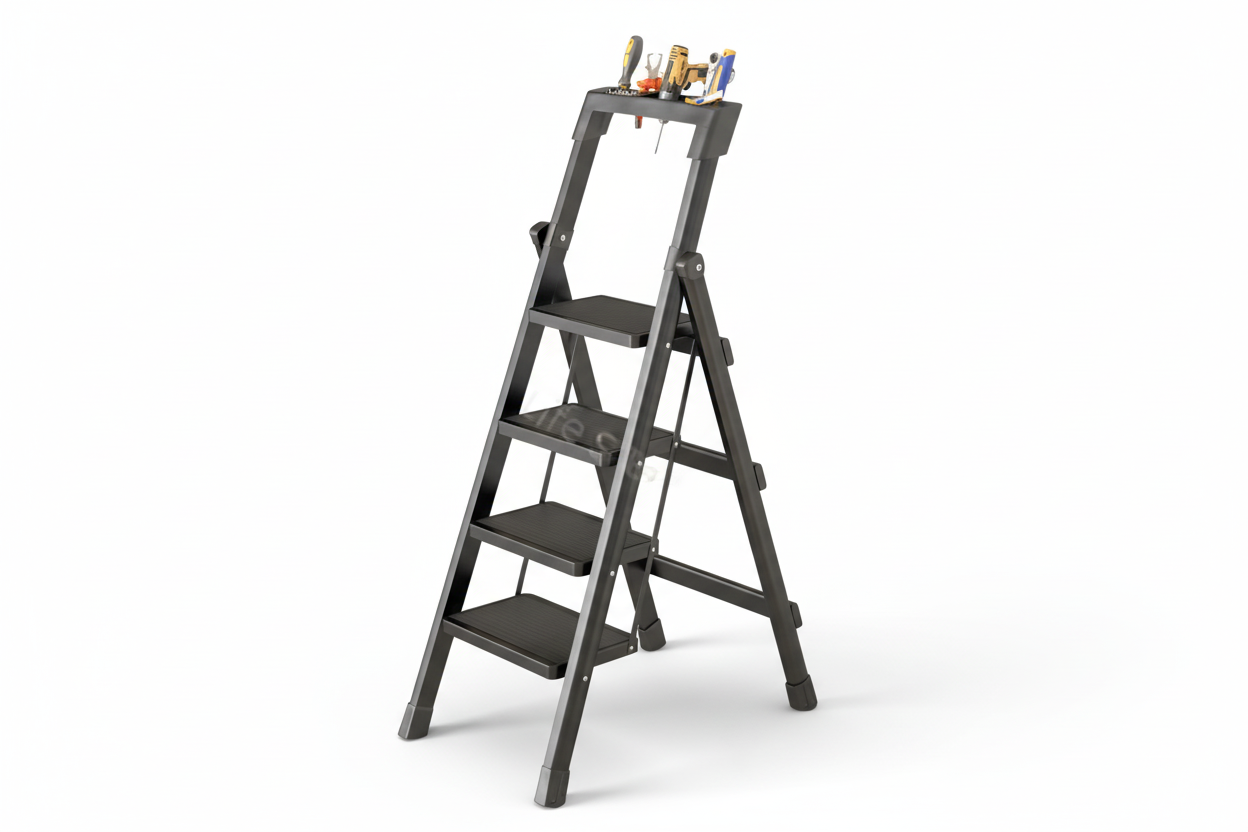 Household Folding Aluminium Ladder 4/5/6 Large Step Ladder Lightweight Ladders for Home Portable Folding ladder Kitchen Step Stool Stairs
