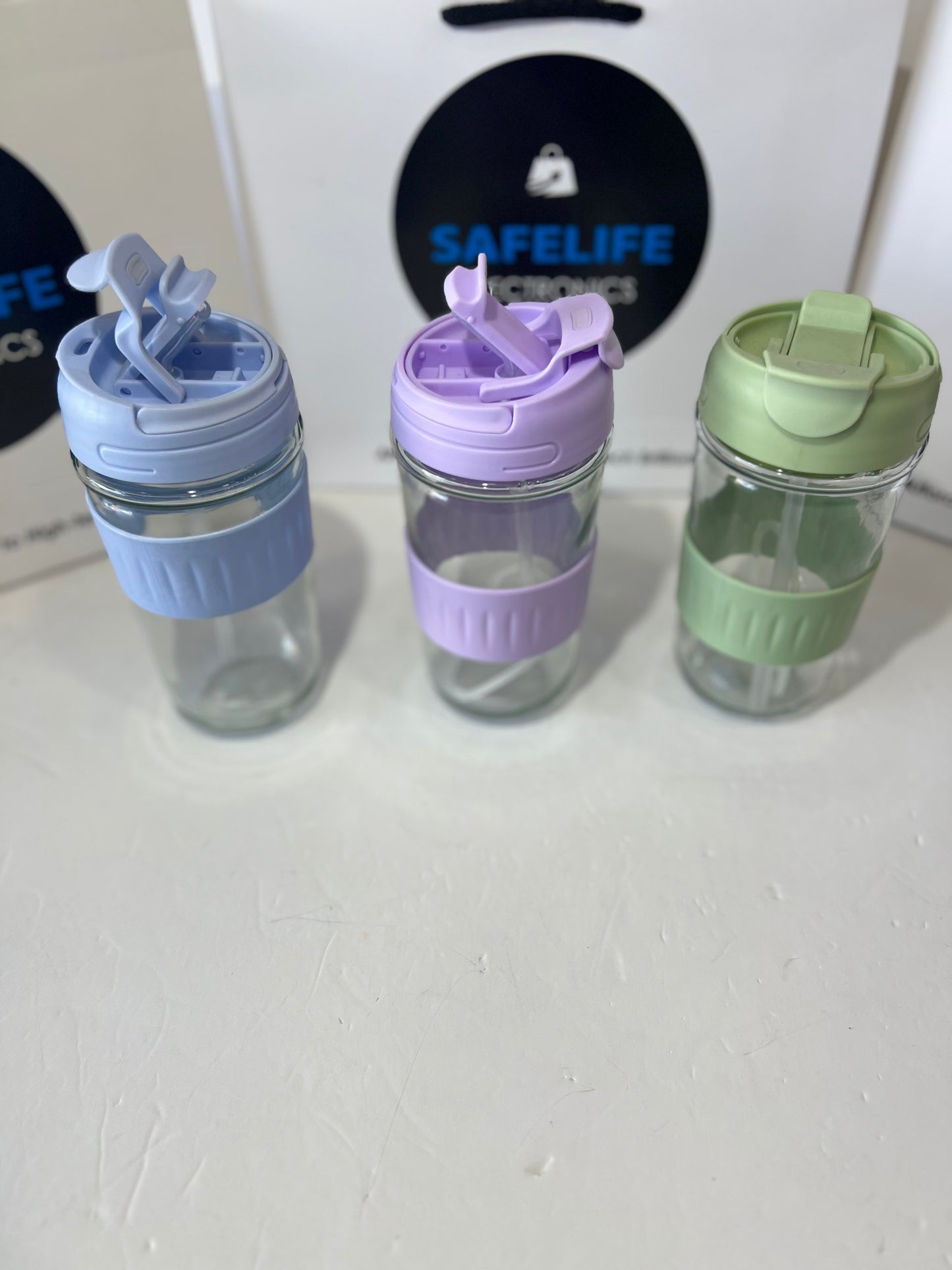 Glass Bottles Hot and Cold