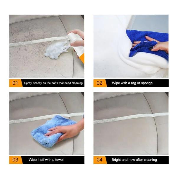 Household House Car Multi-Purpose Cleaning Agent Rich Foam Cleaner Stain Remover 100m