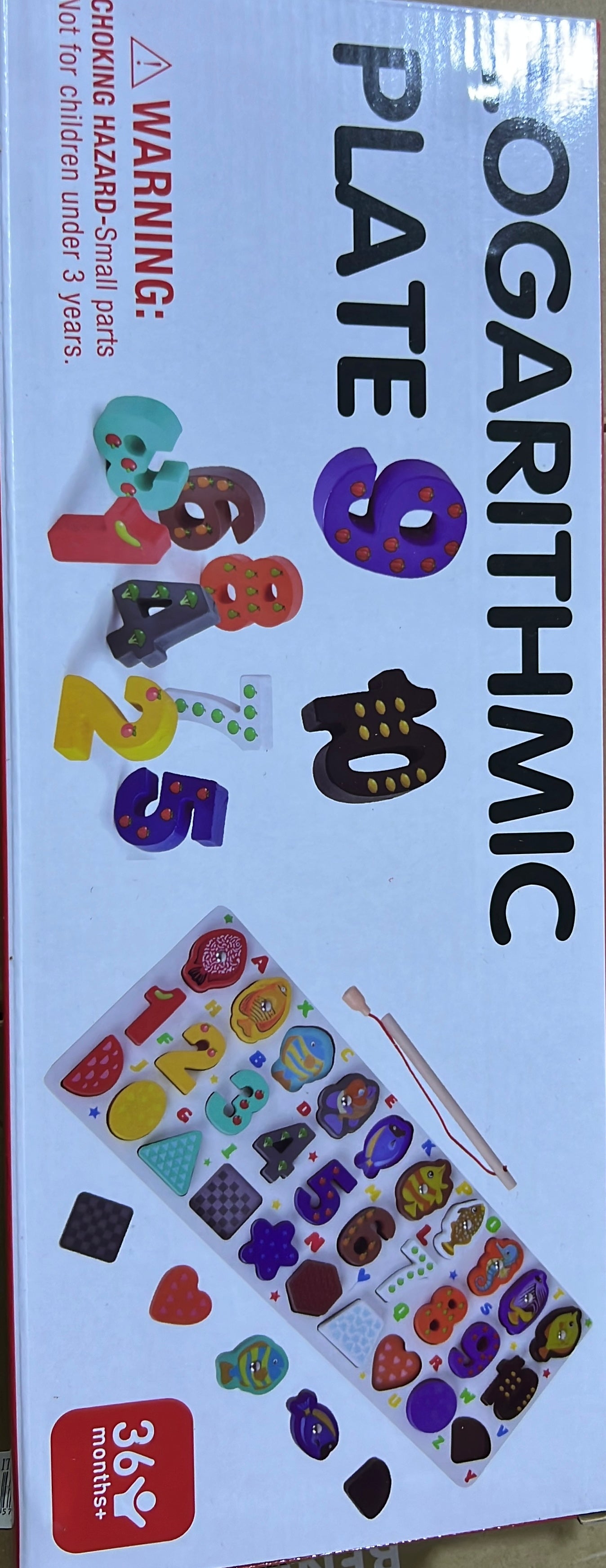 Logarithmic Plate, learning toy for kids, Wooden Digital Logarithmic Plate