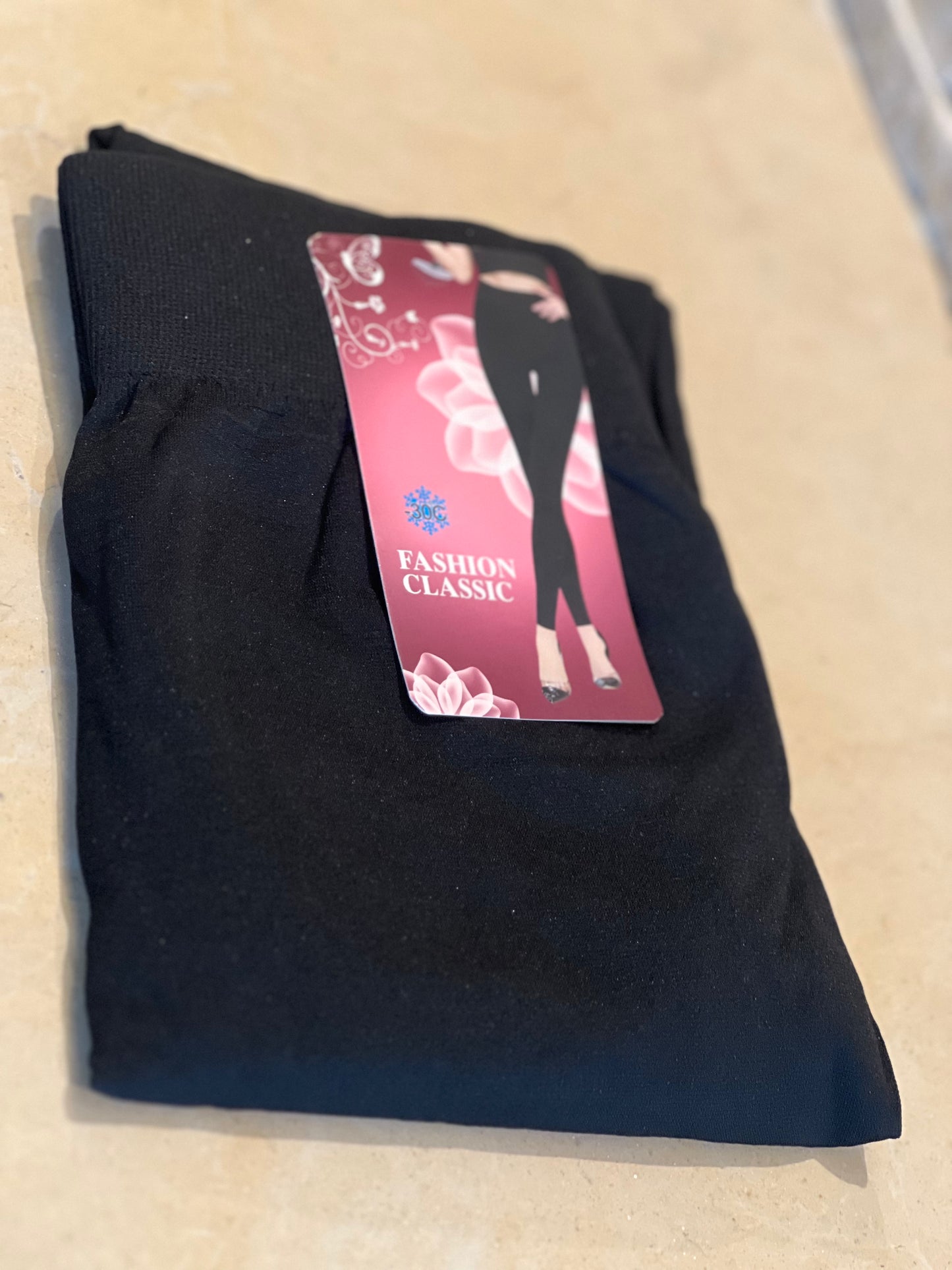 Kids Fleece Lined Leggings High Waist Yoga Pants, Casual Base Layer Plus Size