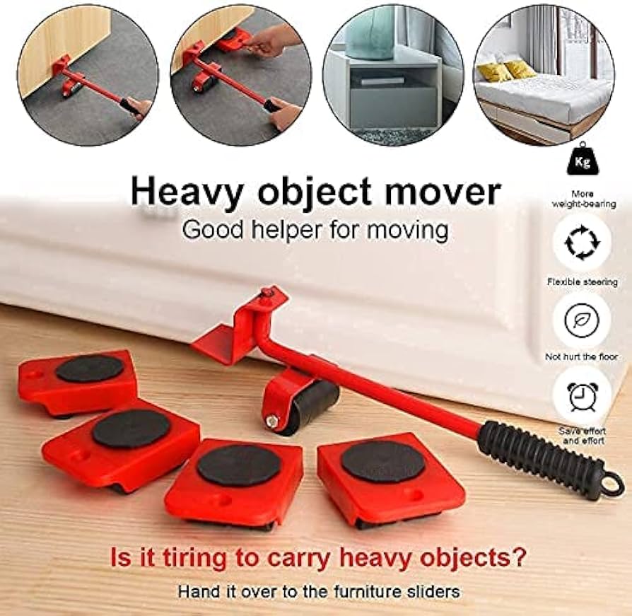 Metal Furniture Lifter Mover Tool Set-Heavy Duty Furniture Shifting