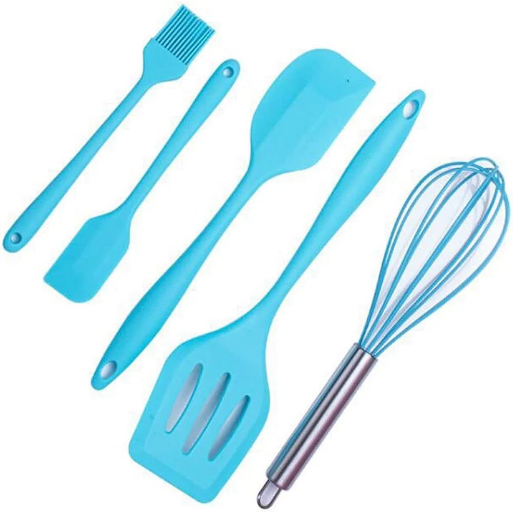 Silicone Kitchen Cooking Utensil Set