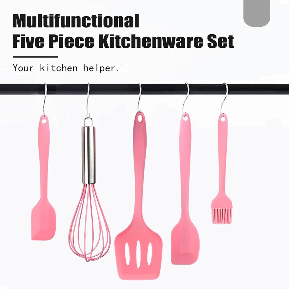Silicone Kitchen Cooking Utensil Set