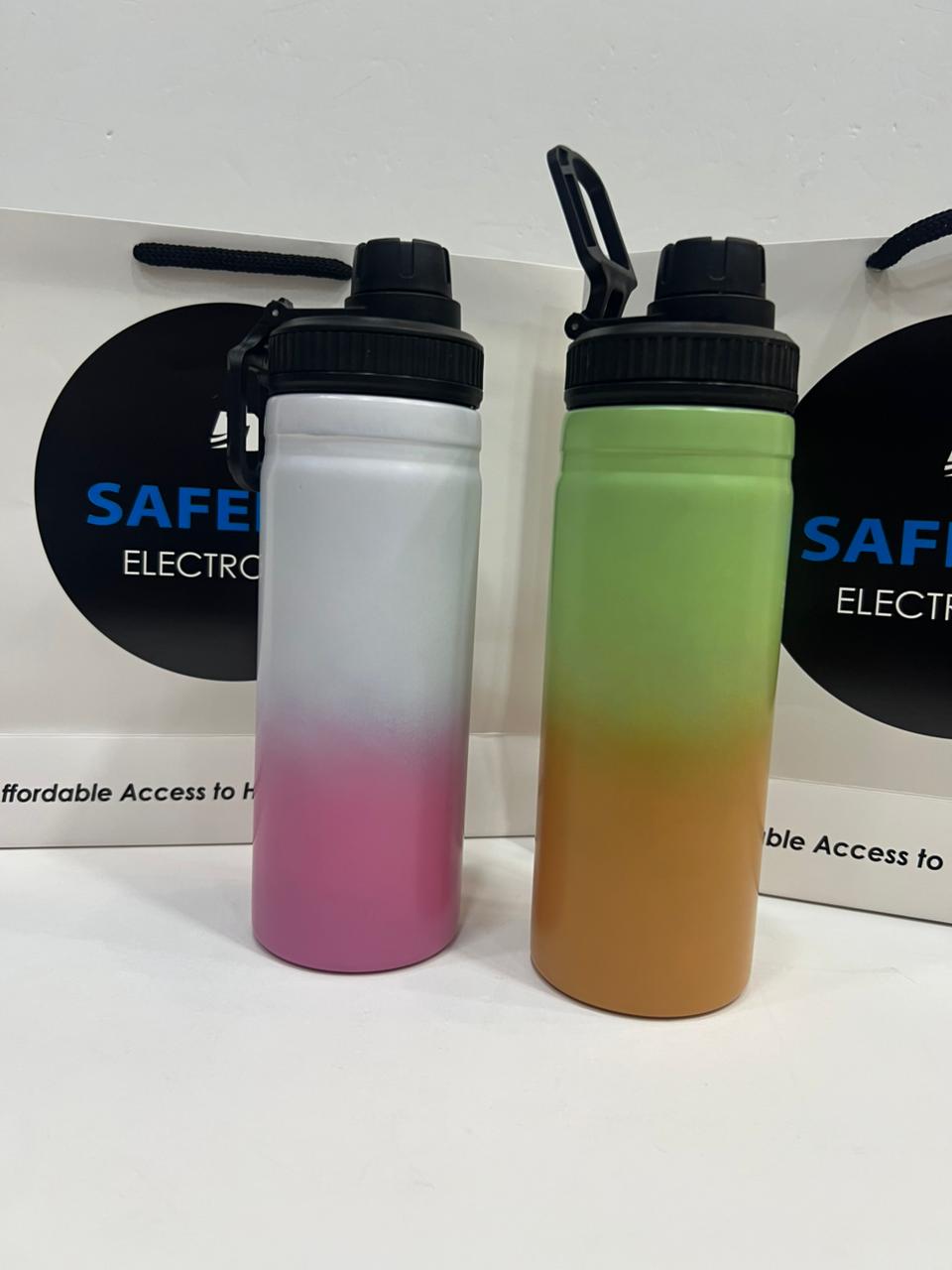 750 ml Stainless Steel Water Bottles Double-Wall Hot and Cold