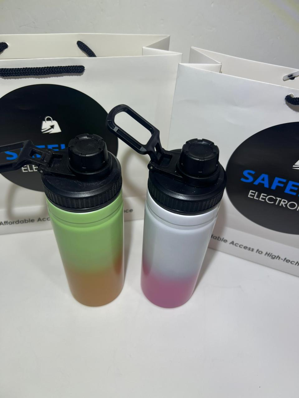 750 ml Stainless Steel Water Bottles Double-Wall Hot and Cold
