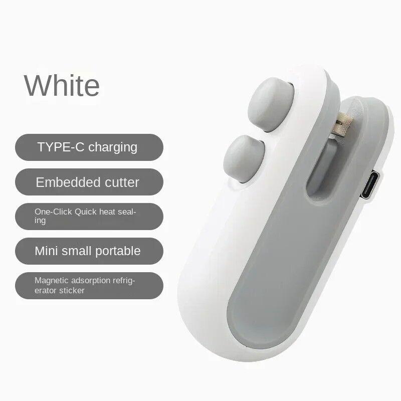 Cordless Handheld Food Vacuum Sealer mini Portable For Snacks heat seal Recharge