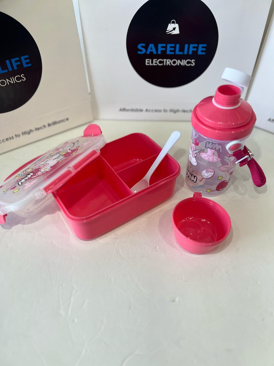 Lunch Box with Bottle