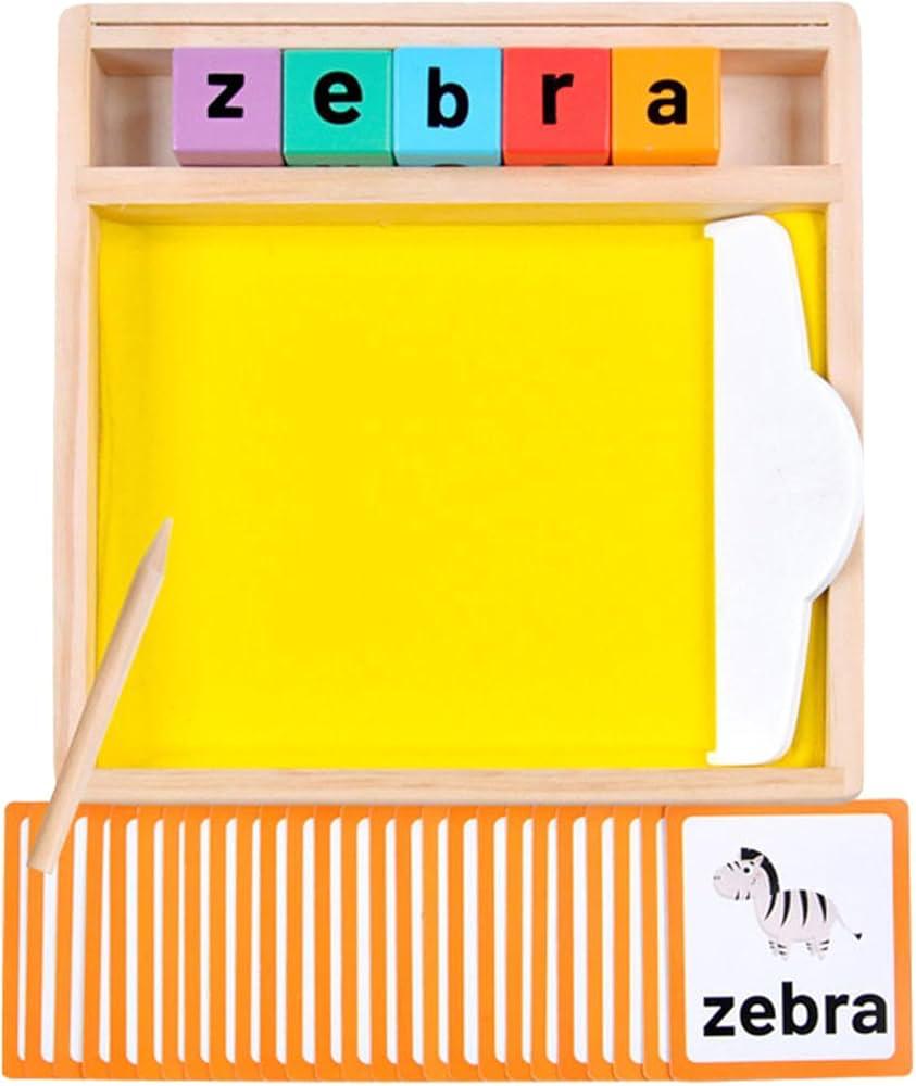 Wood Sand Tray - Sand Writing Trays, Kids Sensory Trays | Montesori Teaching Aids Letter Spelling Words Scraping Sandbox, Sand Tracing Tray Educational Toys