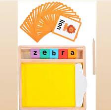 Wood Sand Tray - Sand Writing Trays, Kids Sensory Trays | Montesori Teaching Aids Letter Spelling Words Scraping Sandbox, Sand Tracing Tray Educational Toys