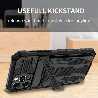 Anti Shock Shockproof Armor Case Plus Stand And Card Slot