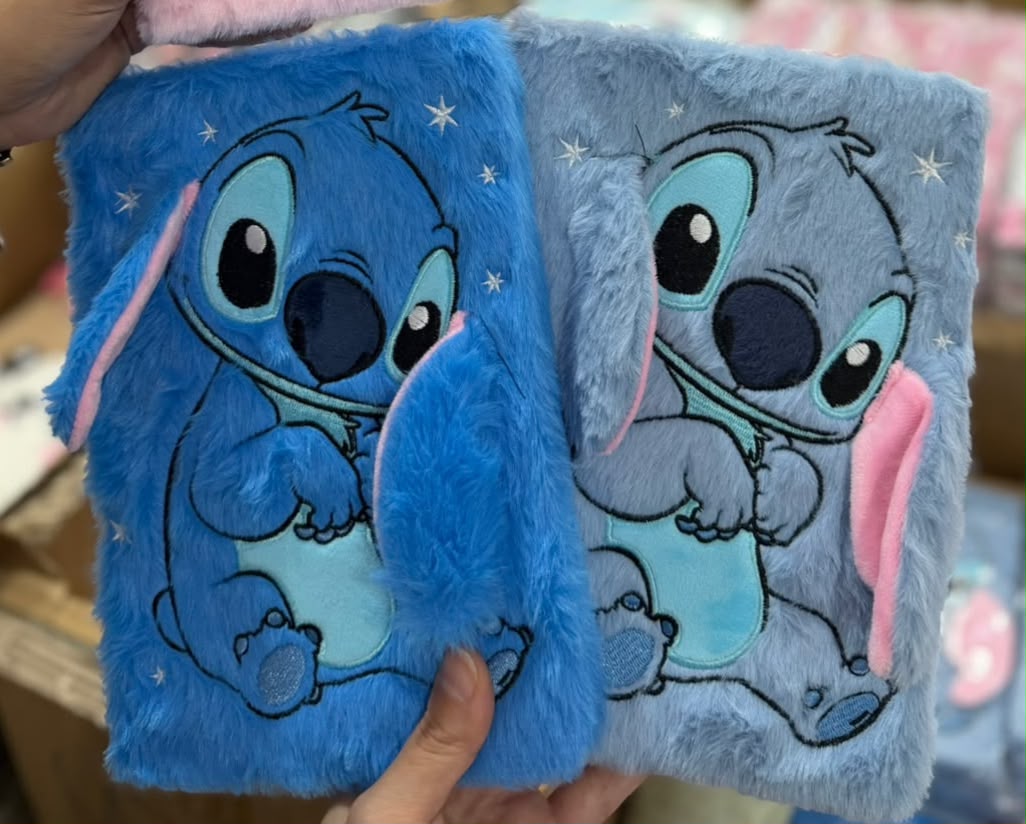 Disney Lilo & Stitch plush notebook