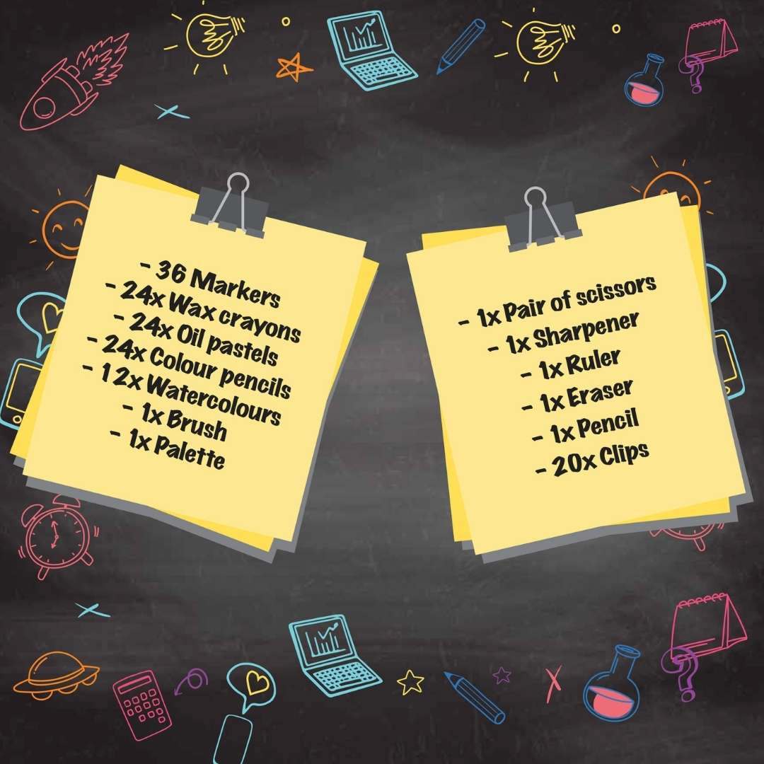 Fun Craft Mixed Media Arts Set 150 Pieces | Kids Craft Set Drawing Painting Kit color Pen