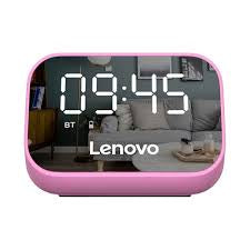 Lenovo TS13 Bluetooth Speaker Wireless Bluetooth Music Player Digital clock Mirror Screen Digital Alarm Clock Multifunction LED