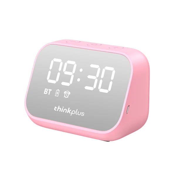 Lenovo TS13 Bluetooth Speaker Wireless Bluetooth Music Player Digital clock Mirror Screen Digital Alarm Clock Multifunction LED