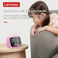 Lenovo TS13 Bluetooth Speaker Wireless Bluetooth Music Player Digital clock Mirror Screen Digital Alarm Clock Multifunction LED