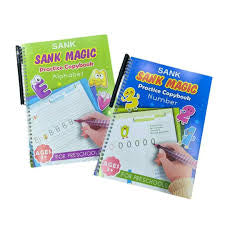 Practice Copy Book Alphabet Kindergarten Copybook A4 Groove Practice Calligraphy