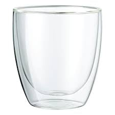 Double Wall Insulated Glass Tea Coffee Latte Glass Hot Cold Cup Mug 200ML