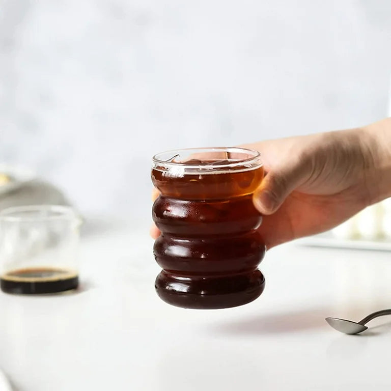 Double Wall Insulated Glass Tea Coffee Latte Glass Hot Cold Cup Mug 200ML