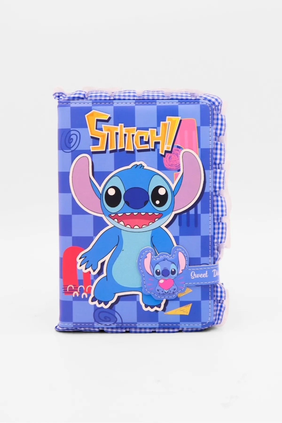 Innovative Designs Disney Stitch Tab Journal Spiral Notebook, Ballpoint Pen