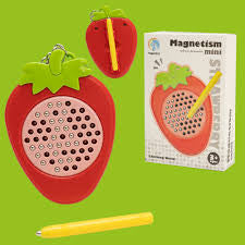 Strawberry Magnetic Drawing Pad with Stylus Pen & Metal