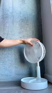 Quiet Oscillating Fan, 3-Speed Table Folding Fan, Quiet