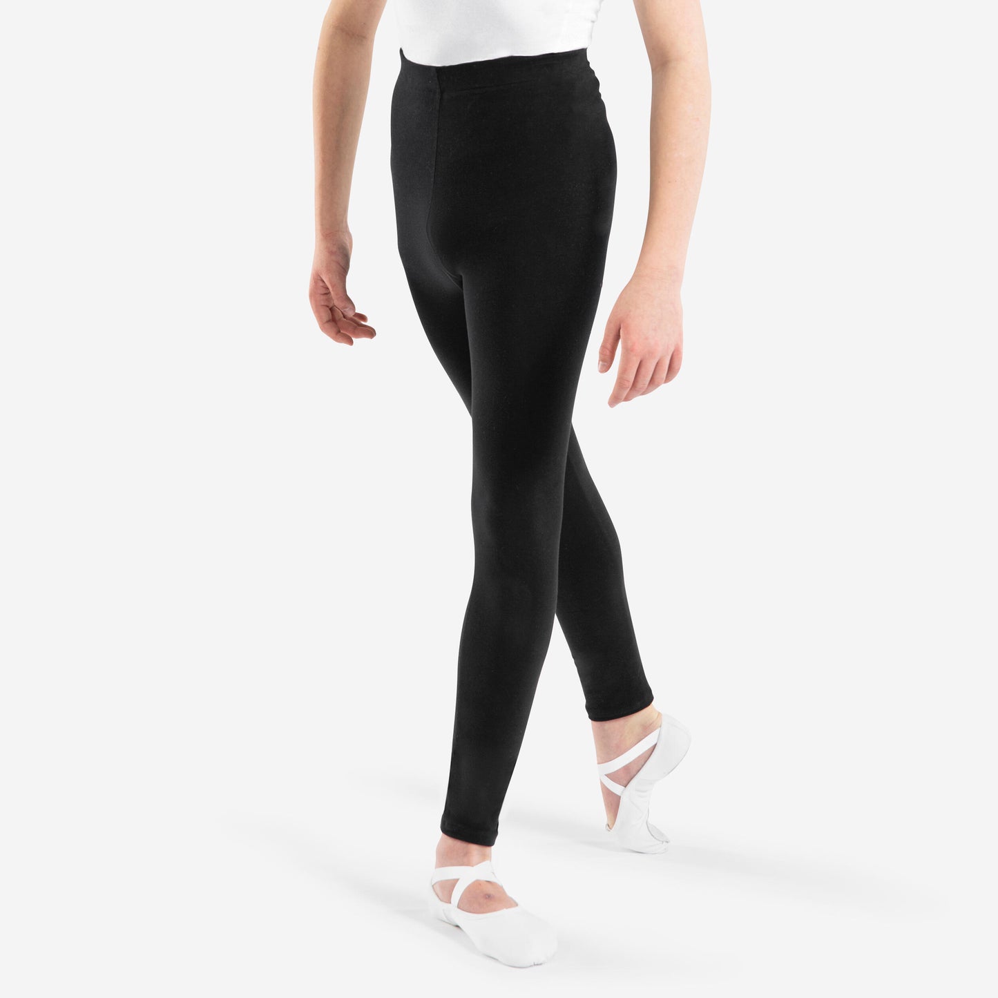 Kids Fleece Lined Leggings High Waist Yoga Pants, Casual Base Layer Plus Size