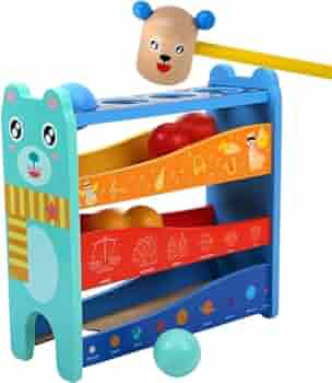Wooden Game Hammer Bench, Educational Kids Toy