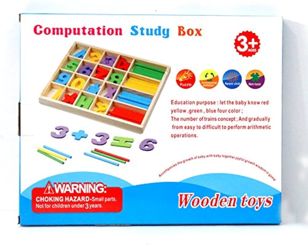 Computation Study Box - Wooden Toy