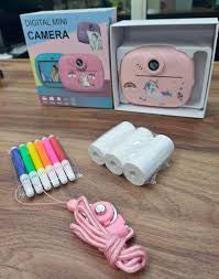 Printing Camera with 3 Rolls and Coloring Pen