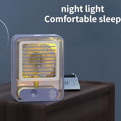 Transparent Spray Light Fan 3 speed