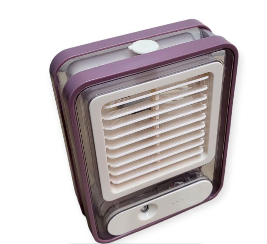 Transparent Spray Light Fan 3 speed