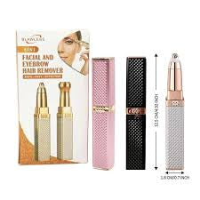 2 in 1 Rechargeable Women's Face Hair Remover Epilator for women Machine for Upper Lip, Chin, Eyebrow, Lips, Body, Arms Hair