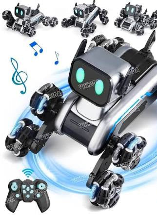 Intelligent machine dog Electric remote control car Children's eight-wheel gesture induction mechanical dog