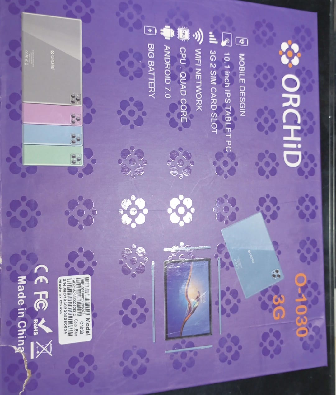 ORCHiD-1030 10-Inch Smart Tablet Duel SIM WiFi, Zoom Supported