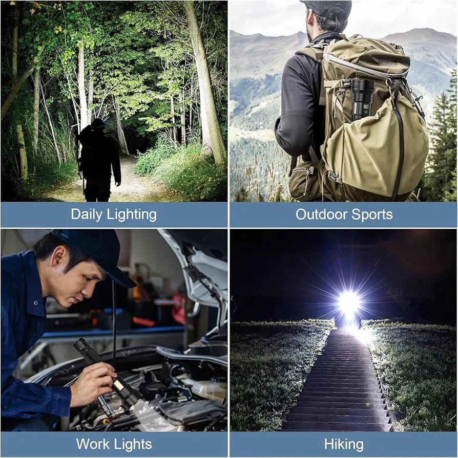 Rechargeable LED Flashlights High Lumens