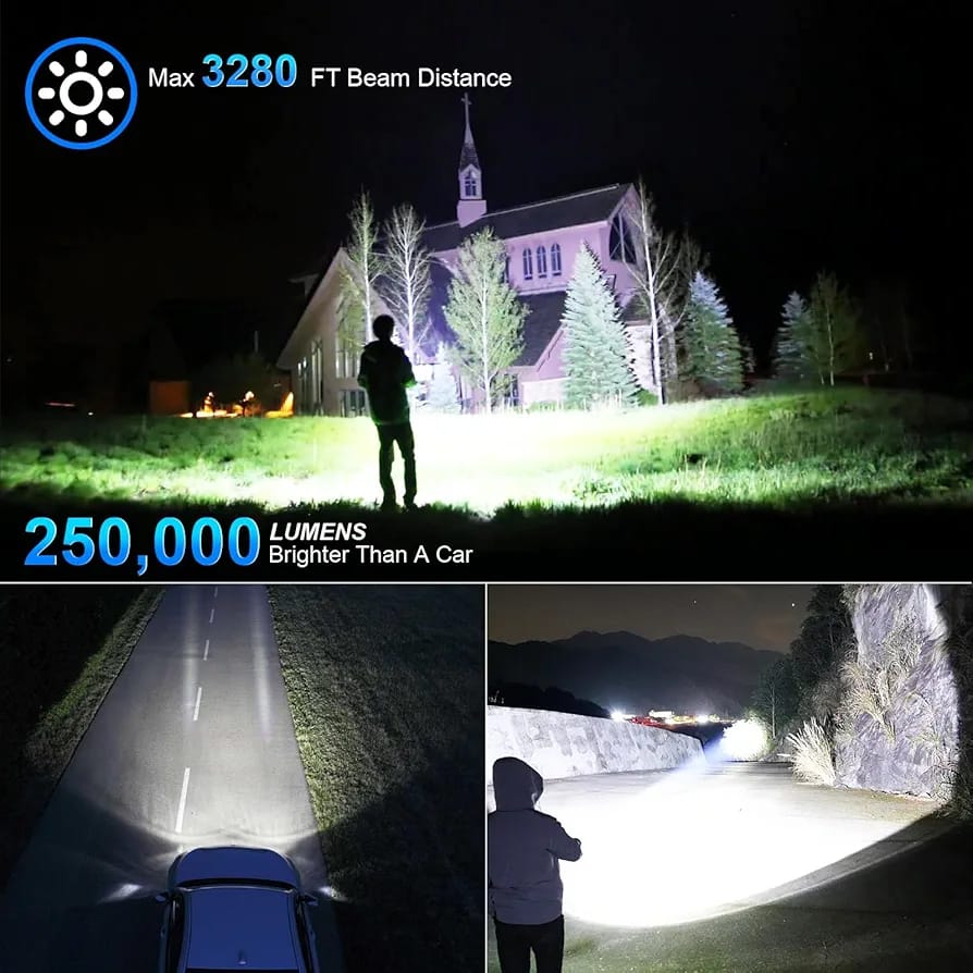 Rechargeable LED Flashlights High Lumens