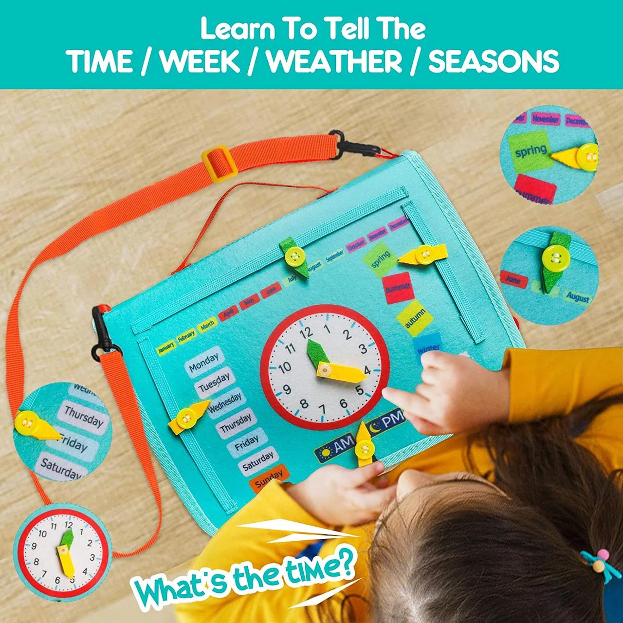 MONTESSORI BUSY BOARD(Clock)