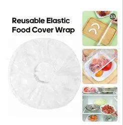 100PCS Shrinkable Food Covers Fresh Keeping Bags Elasticated Covers Plastic Cling Film Bags Plastic Stretch for Keeping Meals Fruits and Vegetables Fresh in the Refrigerator