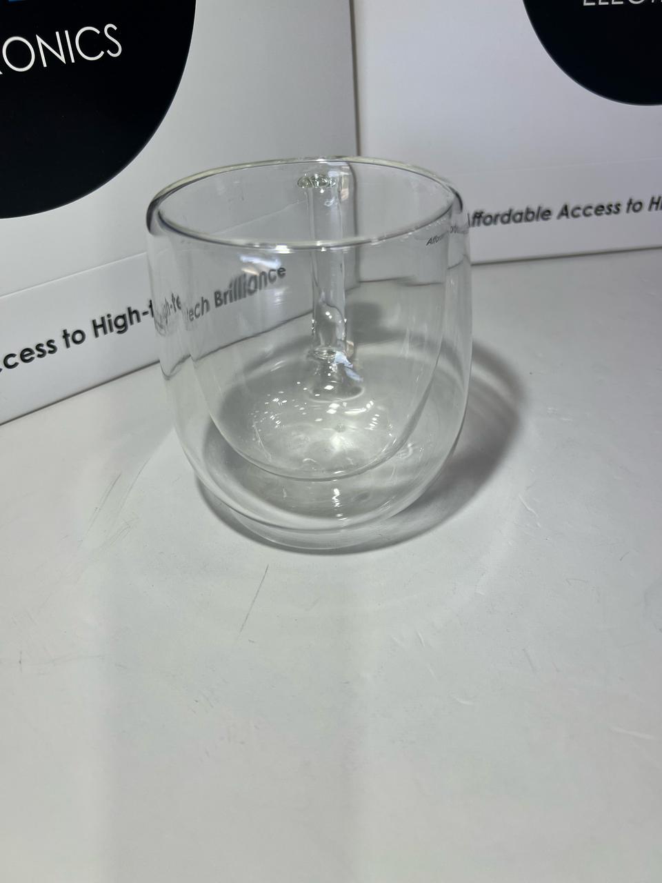 Double Wall Glass Glass with Handle Cup Heat Resistant Tea Coffee Mug with Handle Glass Mugs Glass Mug Drink