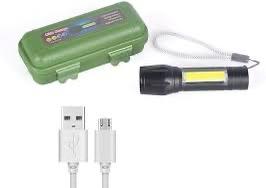 Portable Mini Torch Lamp Usb Led Flashlight Camping