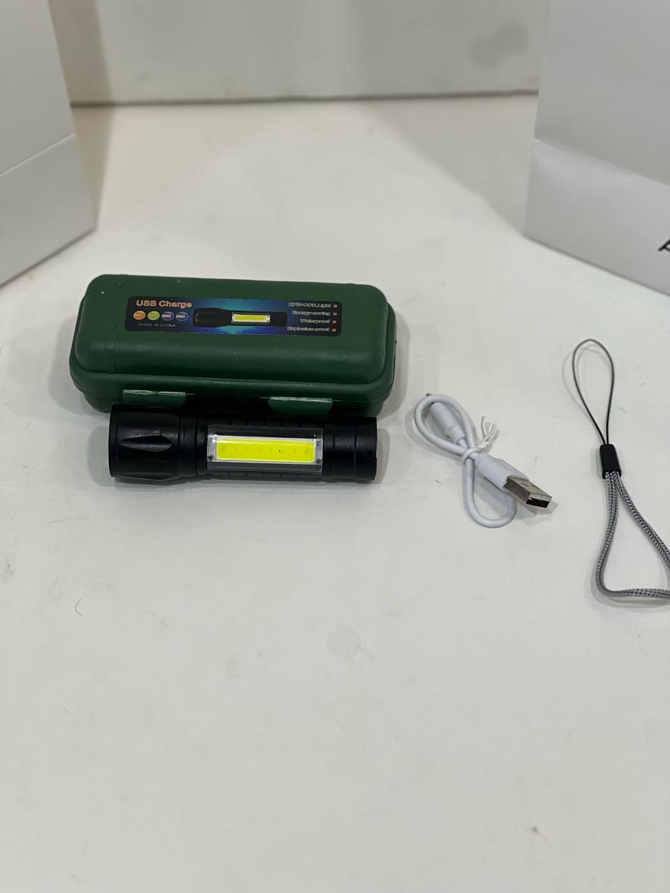 Portable Mini Torch Lamp Usb Led Flashlight Camping