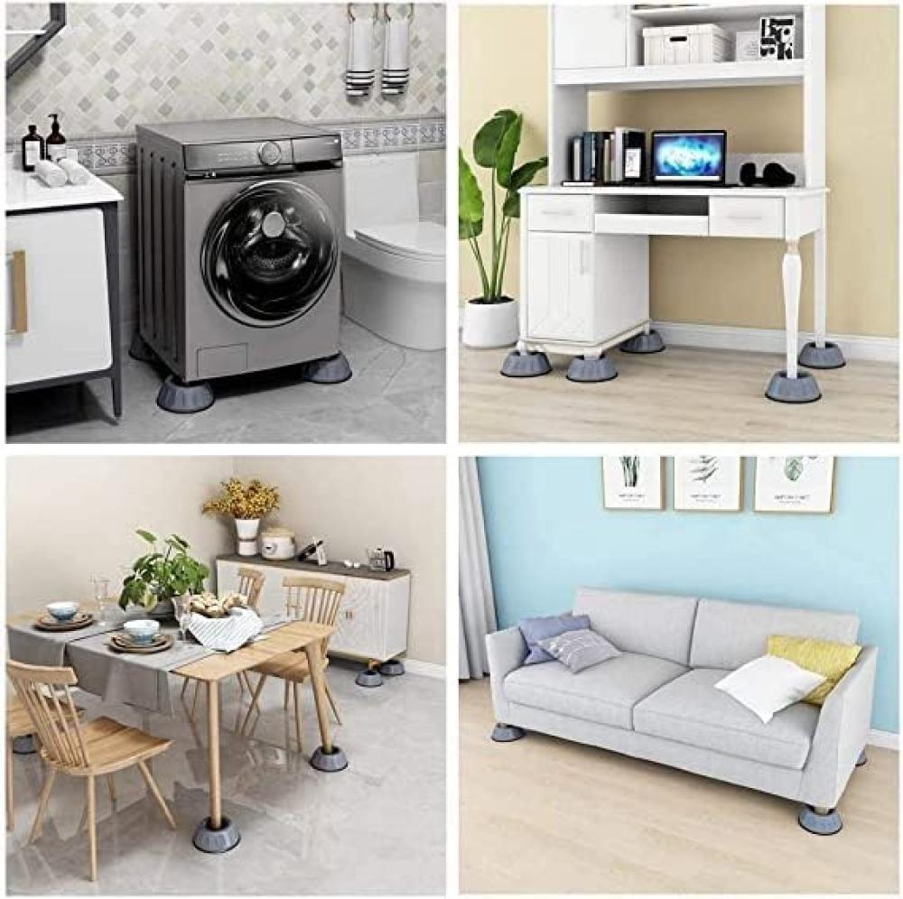 4pcs Anti Vibration Feet Pads,Rubber Legs,Anti-slip Silent Mat,Washing Machine Support Dampers,Stand Furniture