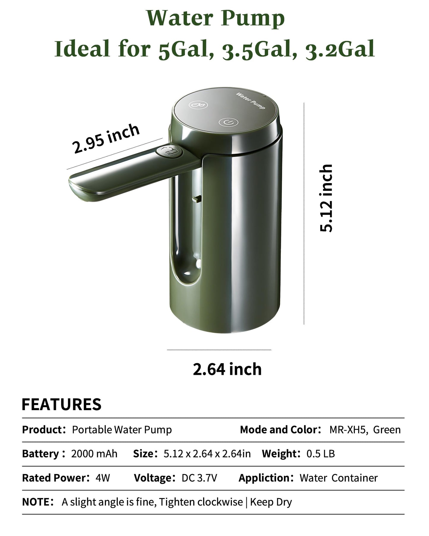 Portable Automatic Water Pump