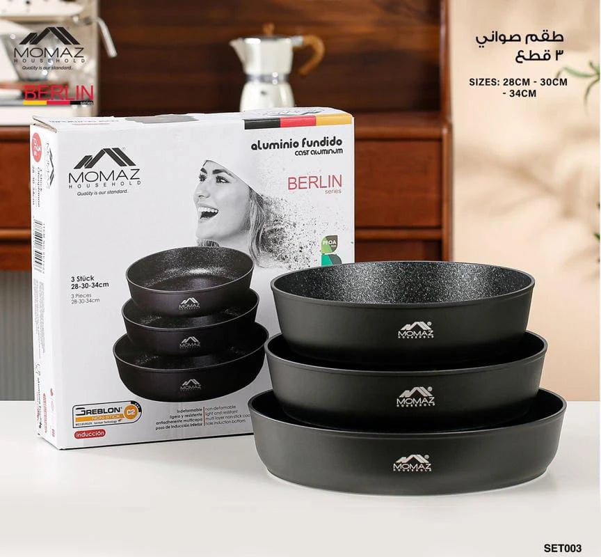 Momaz 3 PCS Oven Tray Set SET003