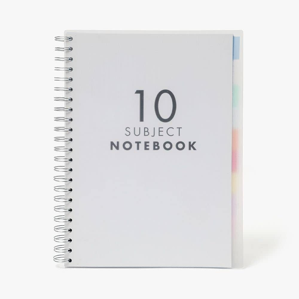 10 Subjects Notebook University
