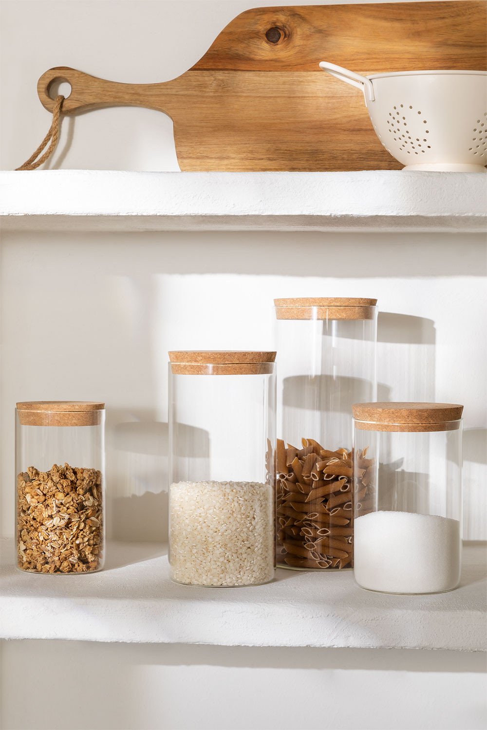 Set of 2 Glass Jar 300ML and 500 ML