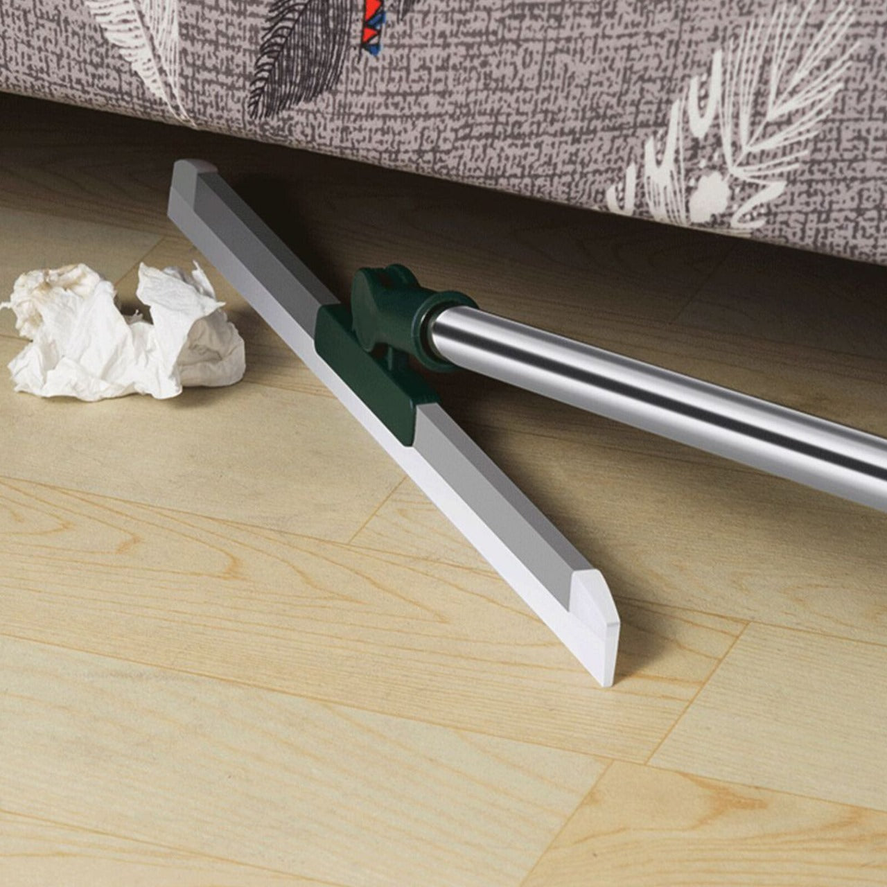 Cleaning Heavy Stainless Steel Silicone Blade Length Floor Wiper for Home,Office, Shop, Bathroom, Multipurpose Floor Wiper (180 D Rotating)
